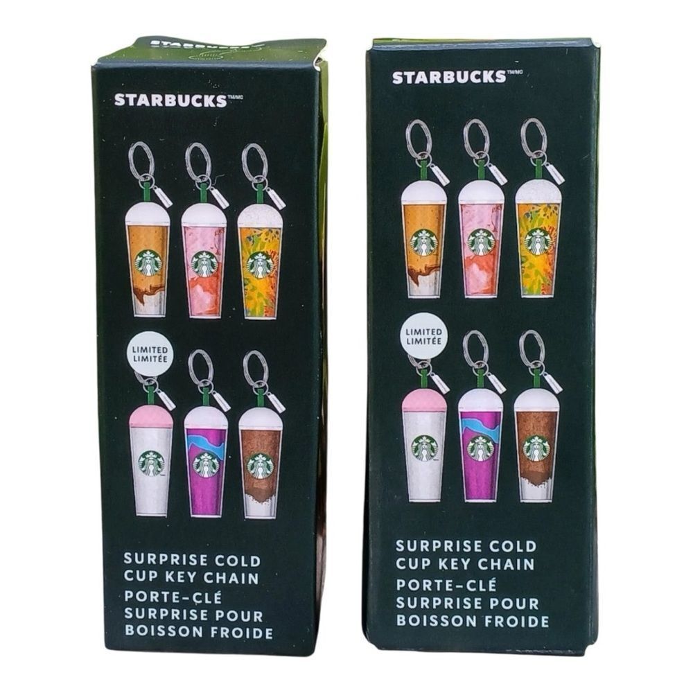 Starbucks Collectible Key Chain surprise mystery keychains